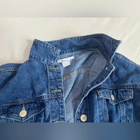 Cropped denim jacket - Picture 2 of 4